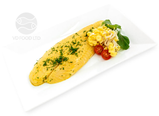 PANGASIUS MARINATED WITH MUSTARD AND DILL