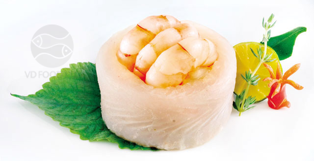 PANGASIUS ROLL STUFFED WITH SHRIMP MOUSE