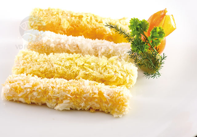 PANGASIUS STICK  BREADED  (RAW,PRE-FRIED)