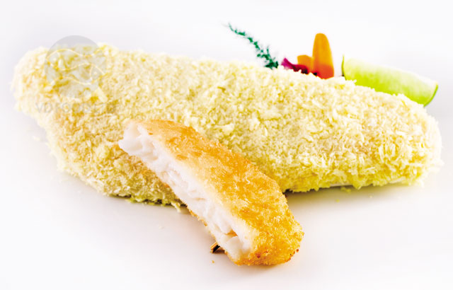 PANGASIUS NATURAL FILLETS BREADED  (RAW OR PRE-FRIED)